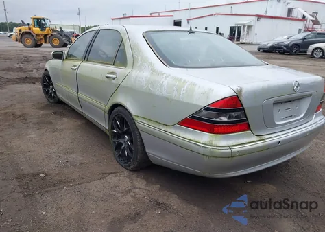 2000 Mercedes-Benz S 500 500 from USA, damaged, VIN WDBNG75J6YA119879